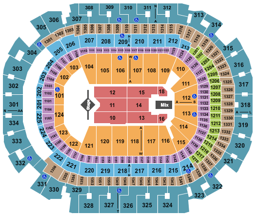 American Airlines Center J. Cole Seating Chart